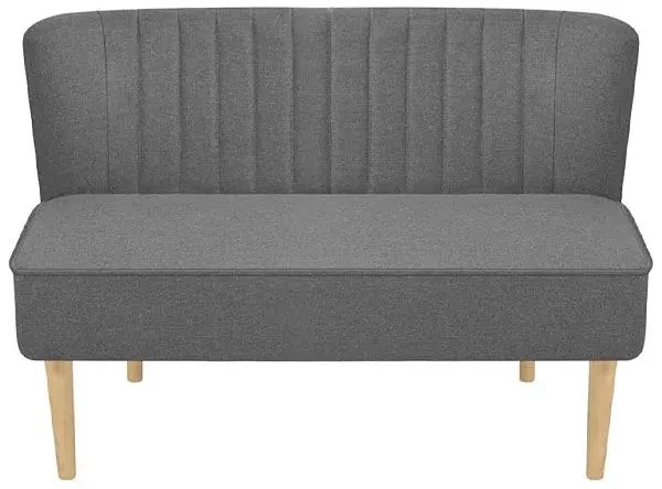 Romantyczna sofa Lernes - jasnoszara