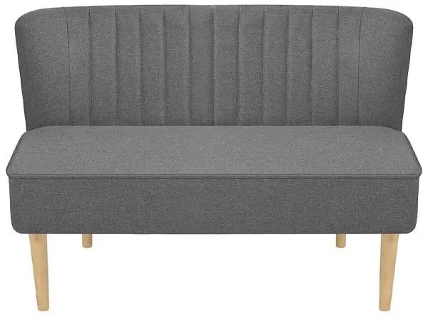 Romantyczna sofa Shelly - jasnoszara