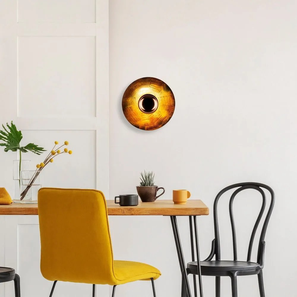 Kinkiet w kolorze miedzi ø 28 cm Kurt – Opviq lights