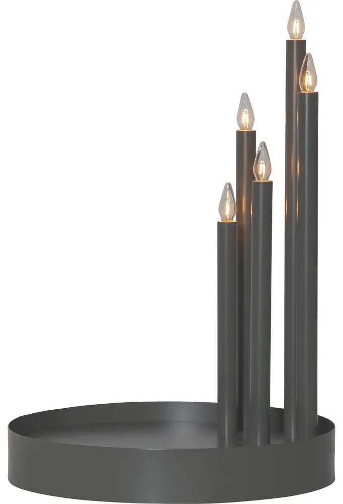 Czarna dekoracja świetlna ø 32 cm Deco – Star Trading