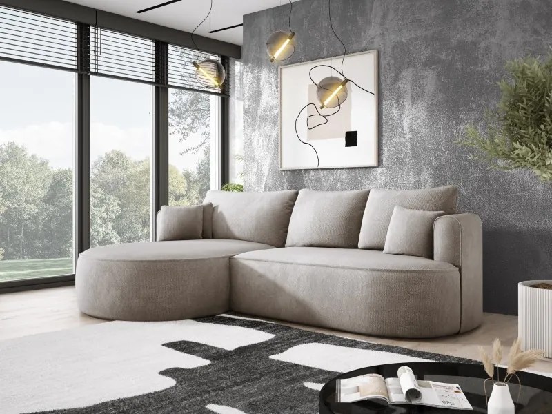 Narożnik FIORE L wolnostojący Prawostronny tkanina Memphis 05 WERSAL