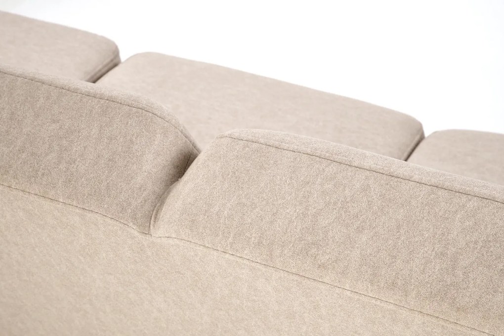 3-osobowa sofa do salonu z drewnianymi podłokietnikami Milano 3S Halmar
