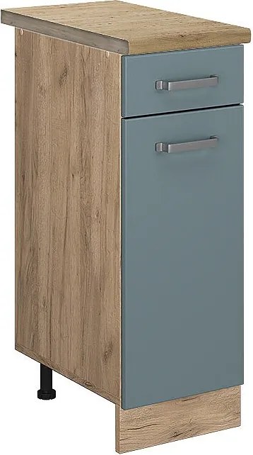 Szafka dolna do kuchni niebiesko-szary 30x60x81.6 r-line