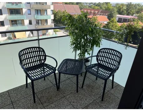 Polikoro - plastikowy zestaw sof balkonowych