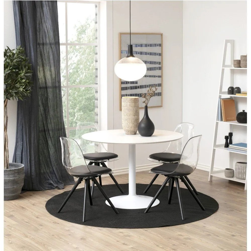 Biały okrągły stół Actona Ibiza, ⌀ 110 cm
