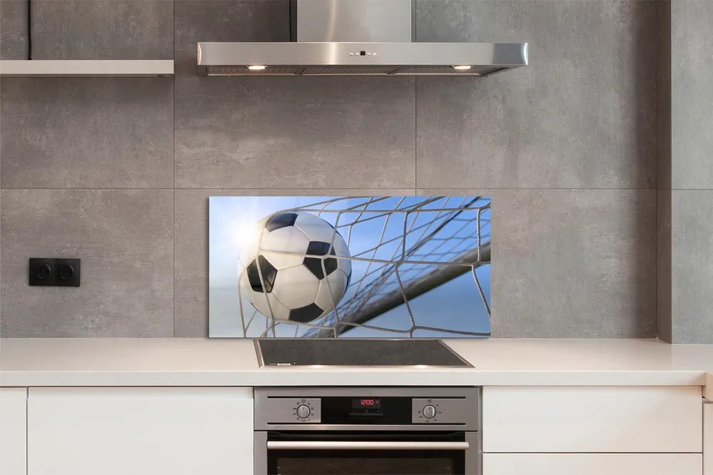 Szklany Panel Siatkówka pod Błękitnym Niebem