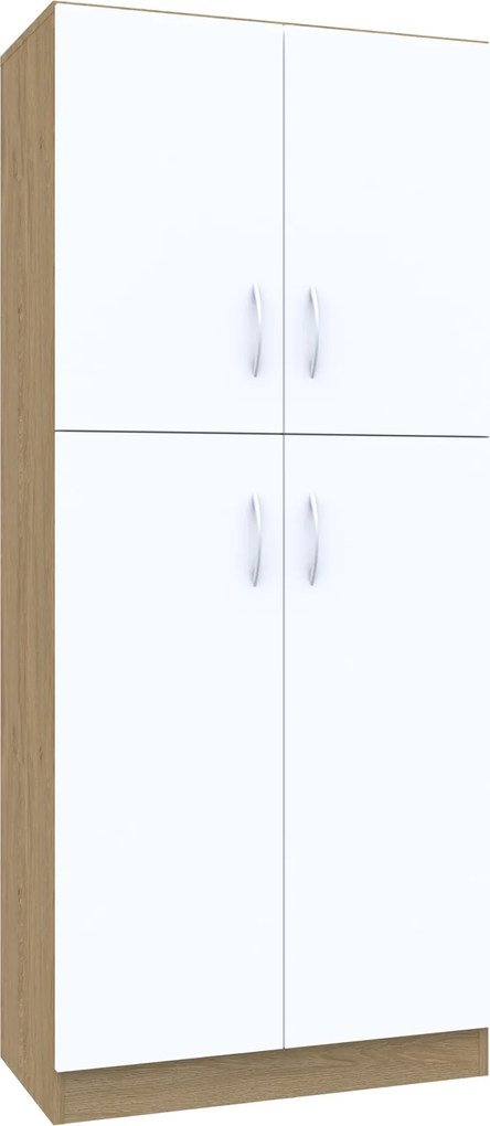 Szafa biurowa aktowa na klucz Simple, 80x40x185 cm, index 80-5P-2F3-2F2