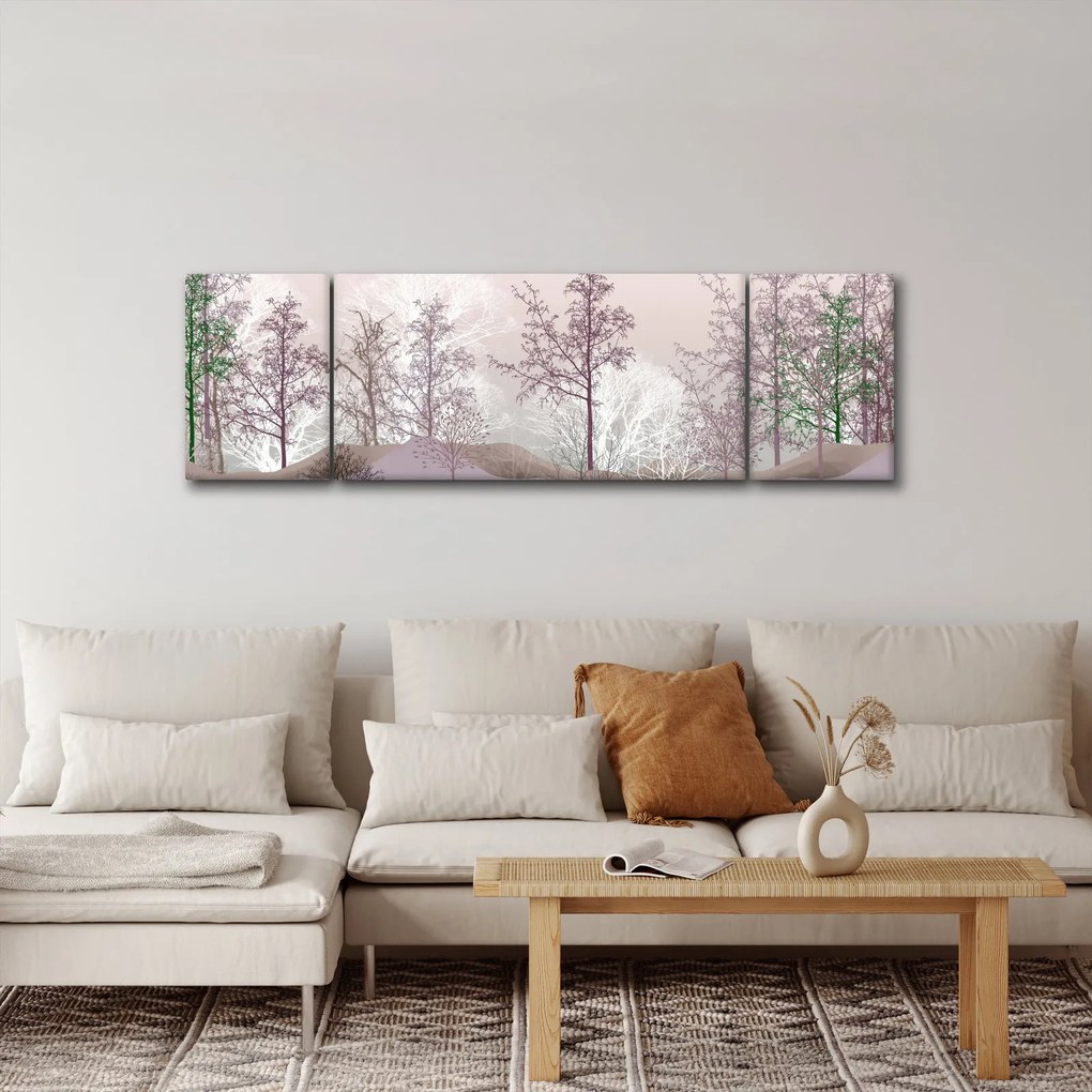 Obraz lasu (170x50 cm)