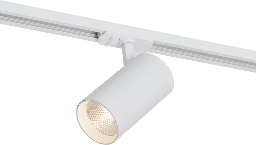 Nowoczesny reflektor biały do 1-fazowego systemu szynowego z LED - Iconic Mark