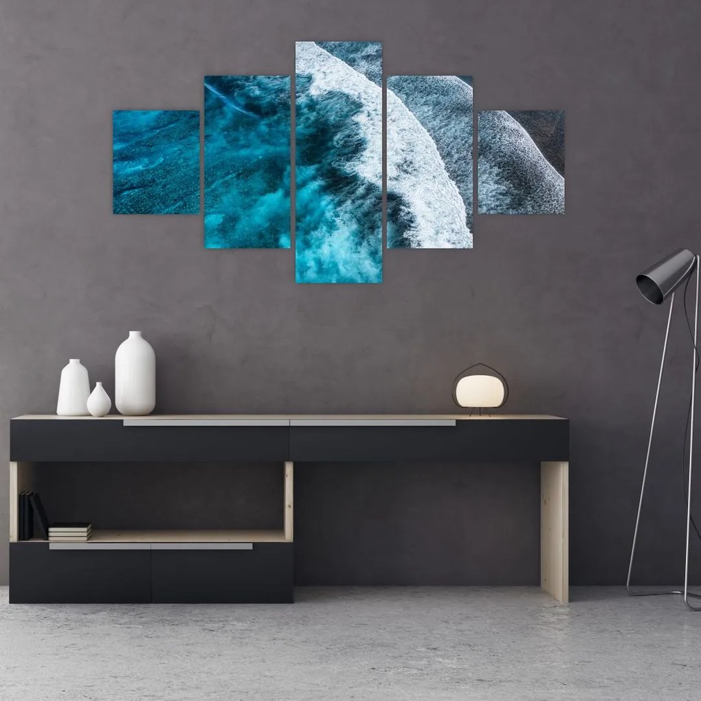 Obraz - Fale na morzu (125x70 cm)