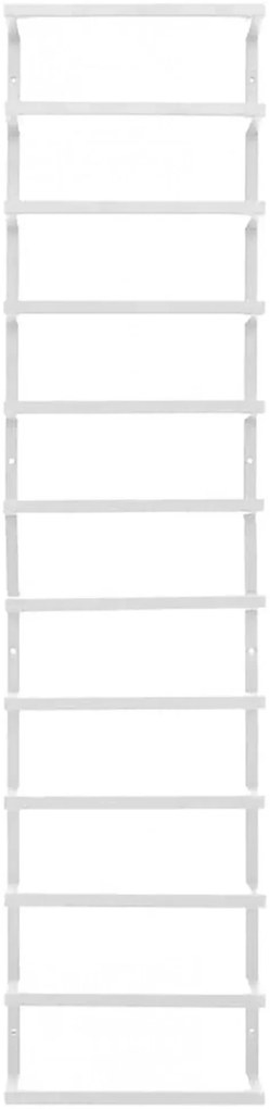 Biała industrialna drabinka na ręczniki N0-F03