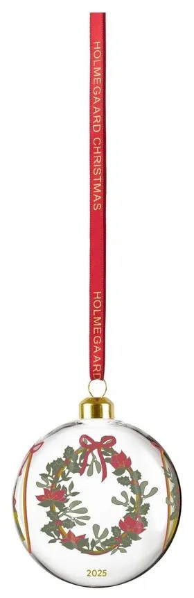 Szklana ręcznie dmuchana bombka ø 8 cm Annual Christmas Bauble 2025 – Holmegaard