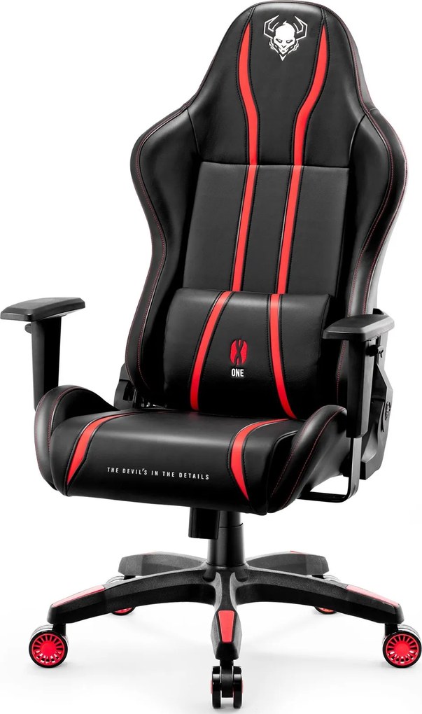 Fotel gamingowy Diablo X-One 2.0 King Size czarno-czerwony
