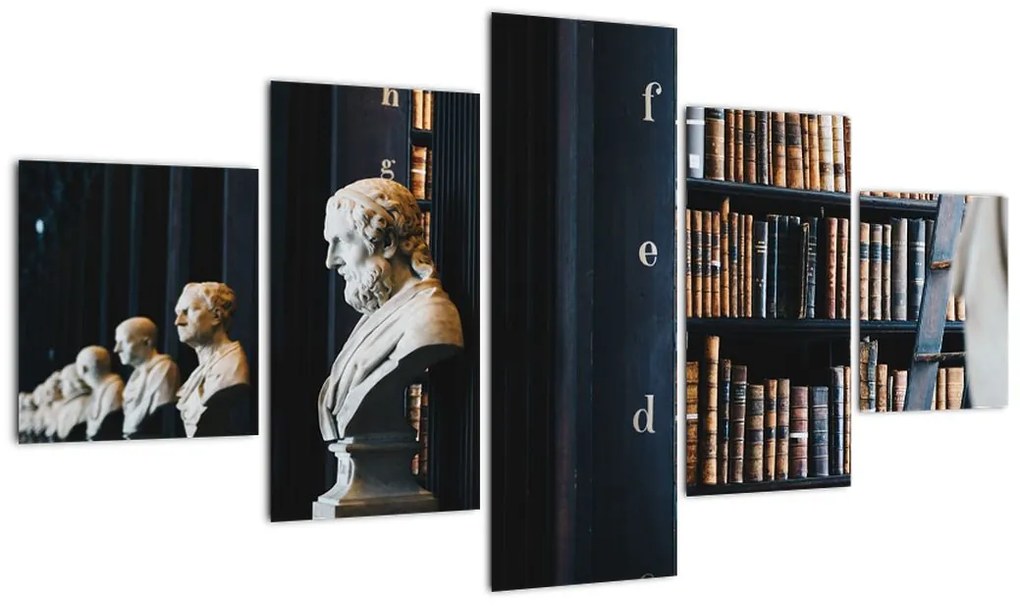 Obraz - W bibliotece (125x70 cm)