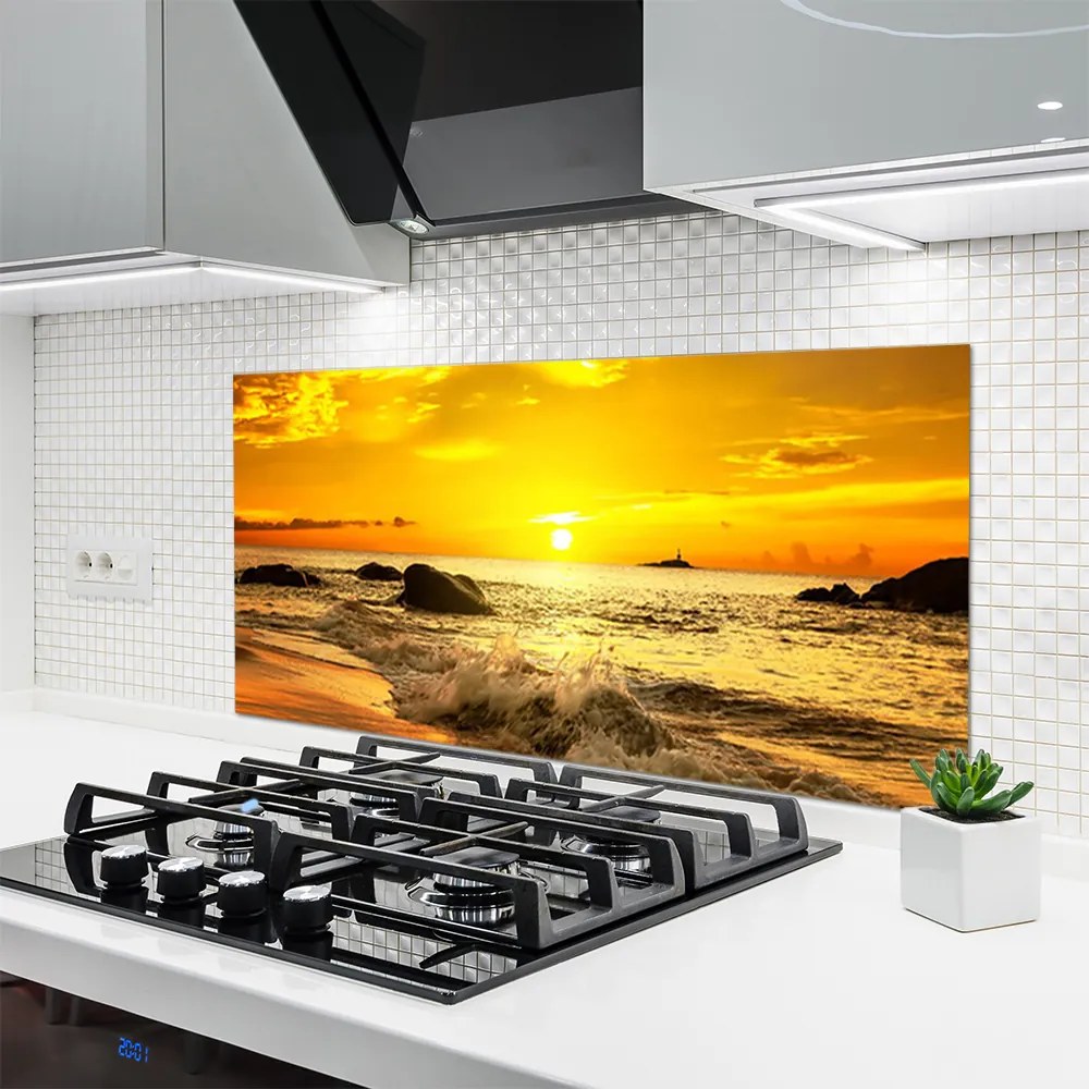 Panel Kuchenny Lazurowy Ocean I Piasek