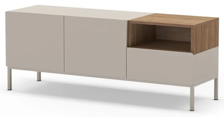 Kremowa szafka pod TV 140x55 cm Cailin – Marckeric