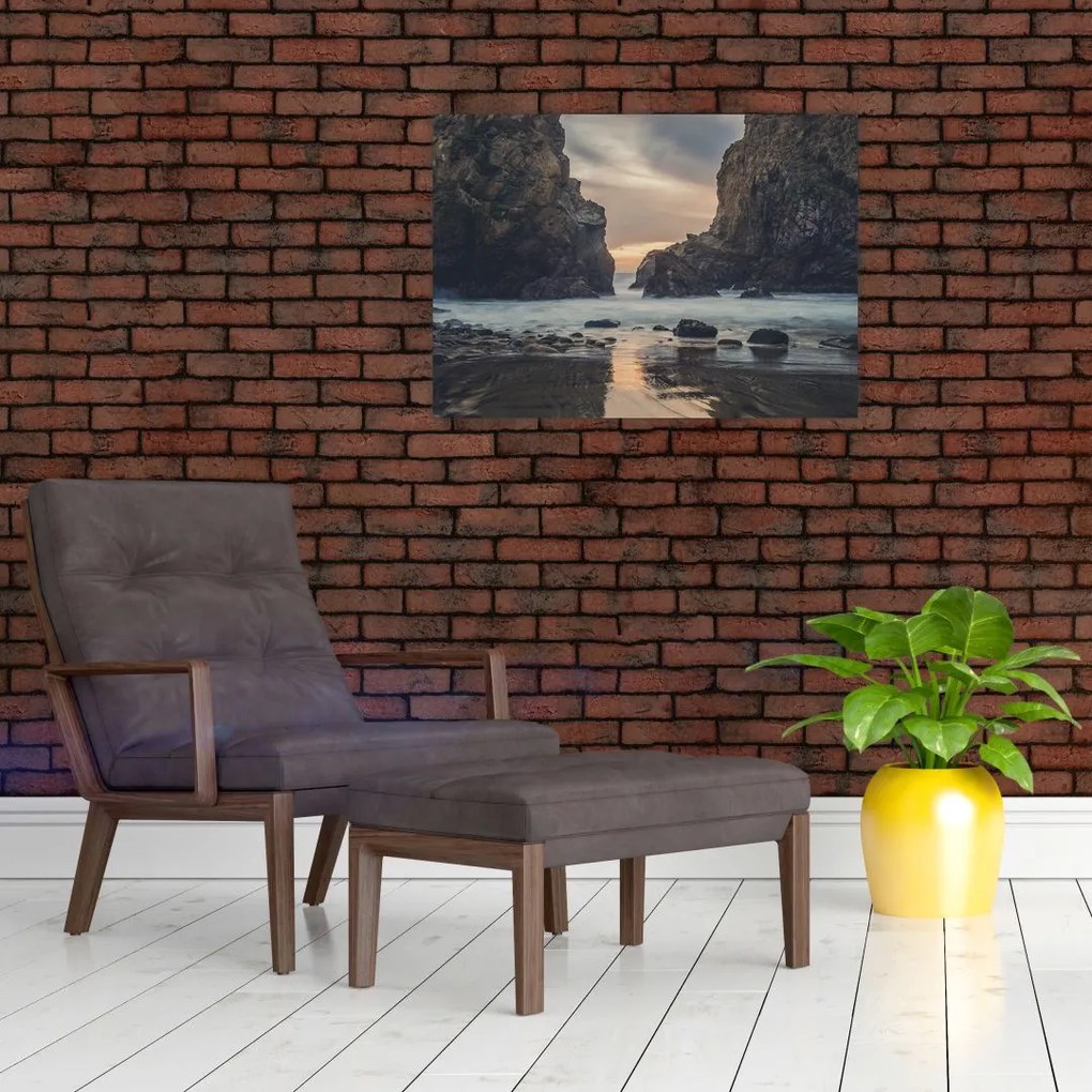 Obraz na szkle - O zmierzchu (70x50 cm)