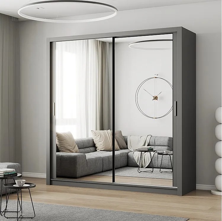 Szafa z drzwiami przesuwnymi MILAN 203 cm