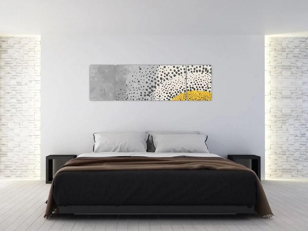 Obraz - Abstrakcyjny obraz plaży N⁰3 (170x50 cm)