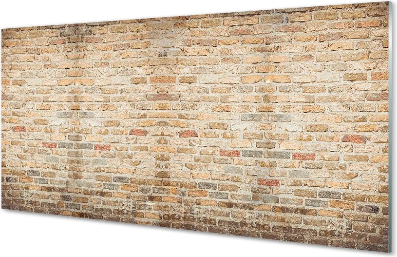 Szklany Panel Loftowy Akcent Ceglany