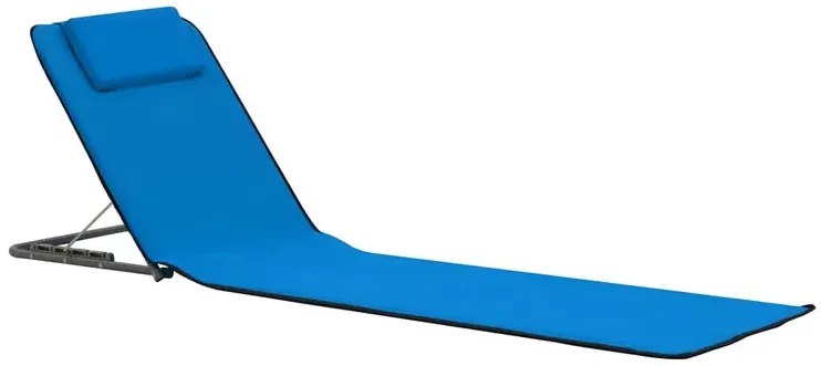 Składane niebieskie maty plażowe - Kawor