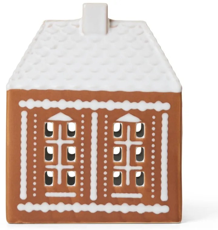 Kamionkowy świecznik na świeczkę typu tealight Gingerbread Lighthouse – Kähler Design