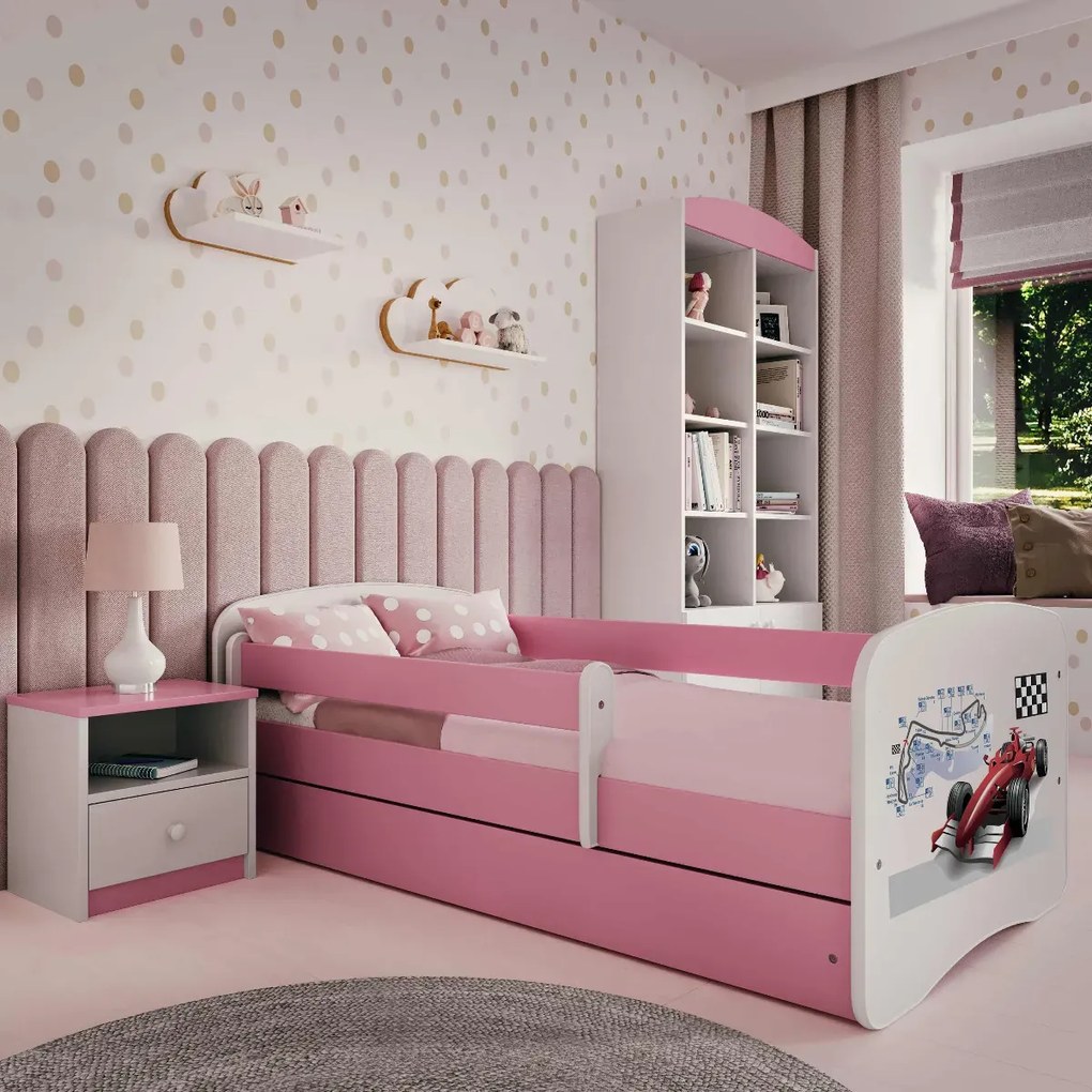 Łóżko dziecięce BABY DREAMS 180x80 formuła 1 KOCOT KIDS