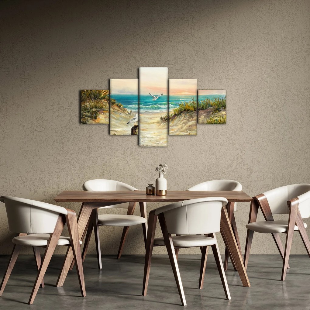 Obraz - Piaszczysta plaża (125x70 cm)