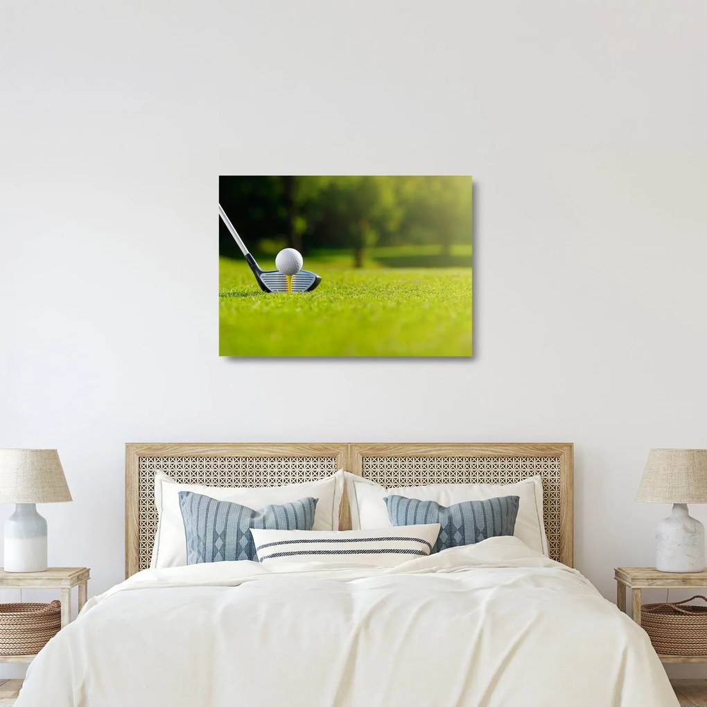 Obraz na szkle - Golf (70x50 cm)
