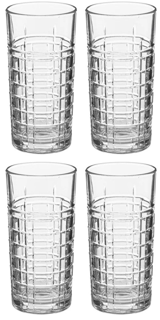 Szklanki do drinków EDGAR, 4 sztuki, 300 ml
