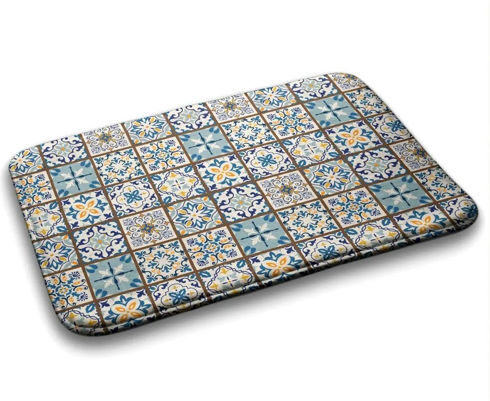 Dywanik łazienkowy antypoślizgowy Dywanik łazienkowy antypoślizgowy Wzory geometryczne