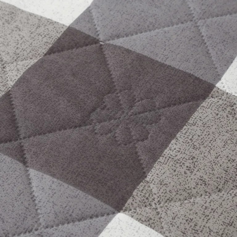 Letnia kołdra CUBE 140x200 cm, szaro-biała