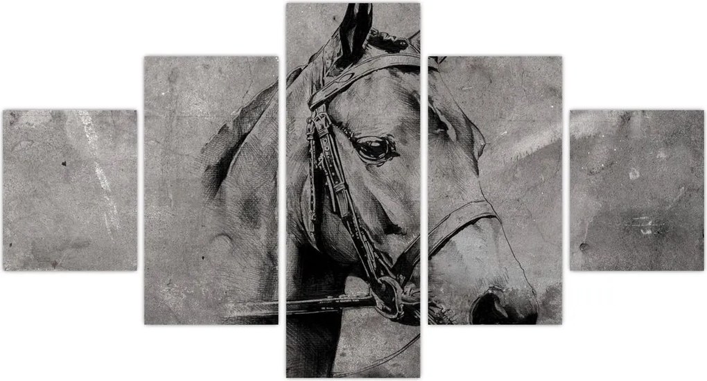 Obraz - Portret konia (125x70 cm)