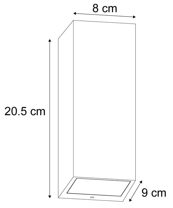 Zewnetrzna Skandynawski Kinkiet / Lampa scienna drewniany 2-punktowy GU10 70mm IP54 - BalenoSkandynawski Oswietlenie zewnetrzne