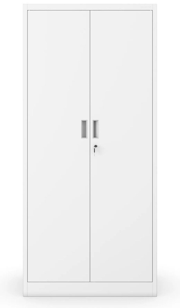 Szafa metalowa biurowa z 4 półkami biała, 1750x800x400 mm: JAN Compact