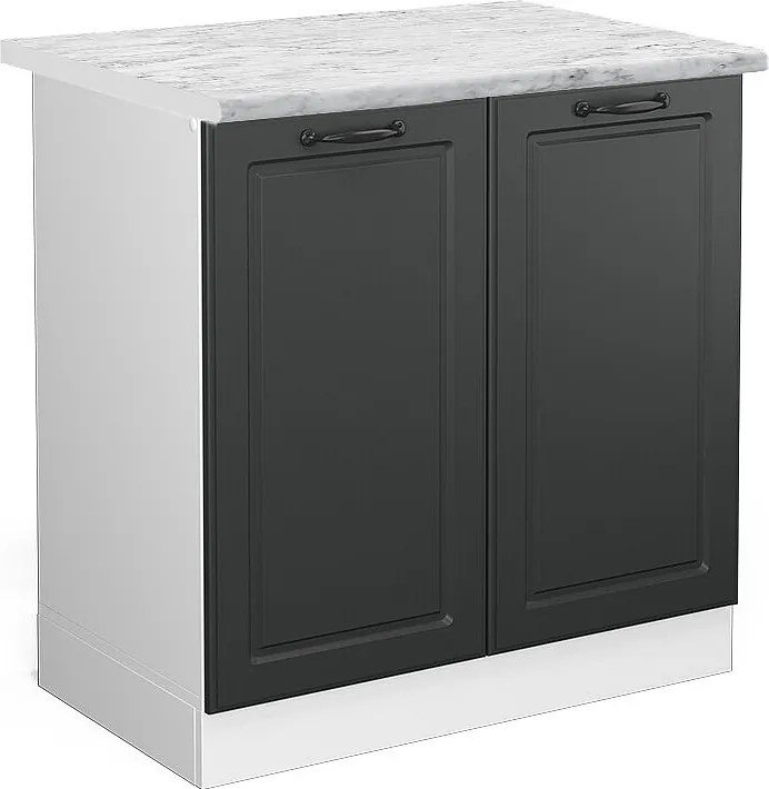 Szafka pod zlew antracytowy domek wiejski 80x60x81.6 r-line