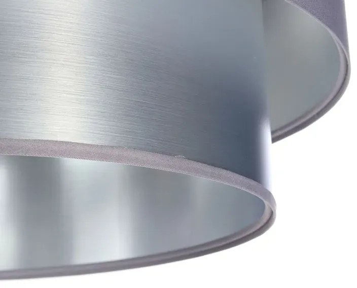 Srebrno-szara podwójna lampa wisząca - S418 D5-Z98