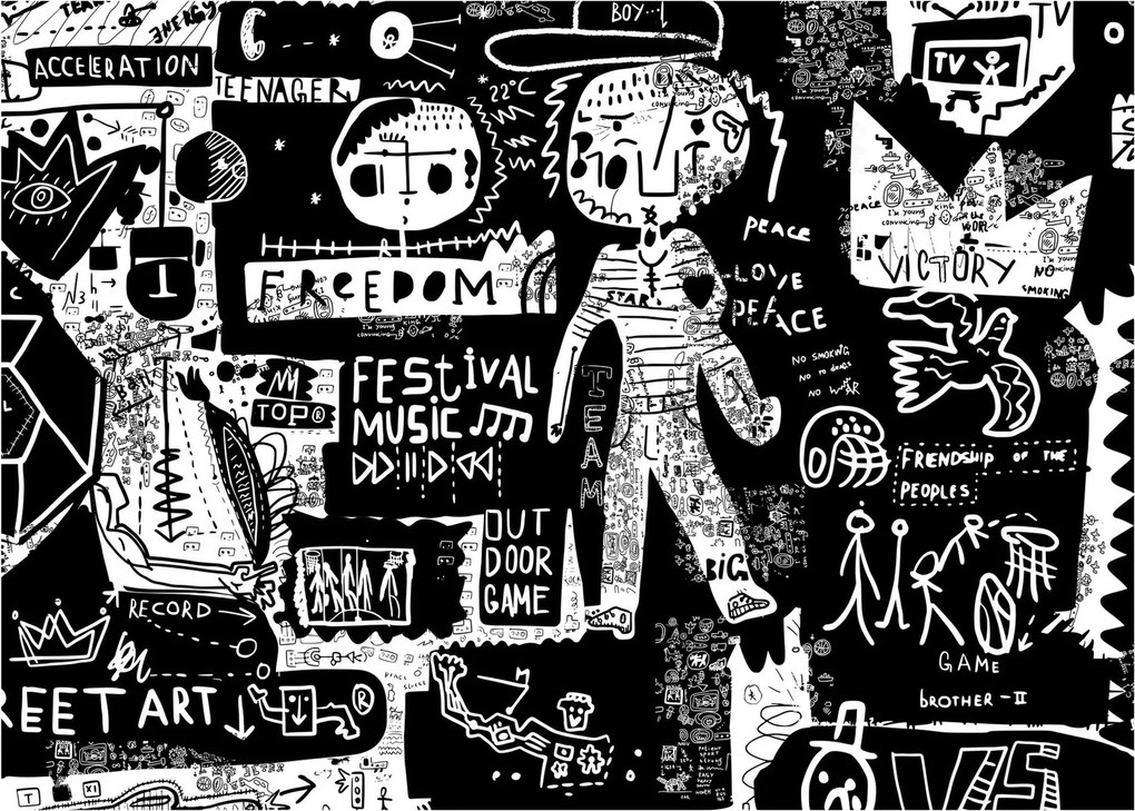 Obraz - Graffiti (70x50 cm)