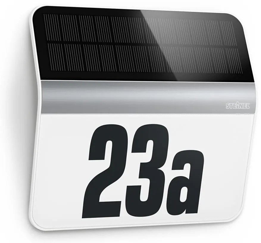 STEINEL 007140 - LED solarny numer domu XSolar LH-N LED/0,03W stal nierdzewna IP