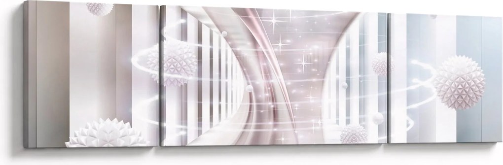 Obraz - Delikatny wir (170x50 cm)