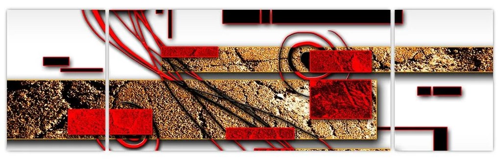 Obraz abstrakcji (170x50 cm)