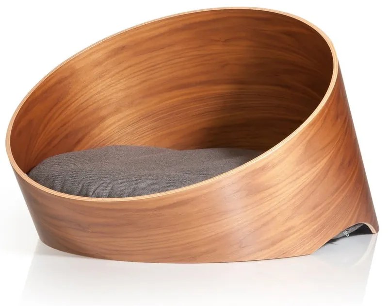 Brązowe legowisko dla czworonoga 60x75 cm Covo Walnut/Mocca S – MiaCara