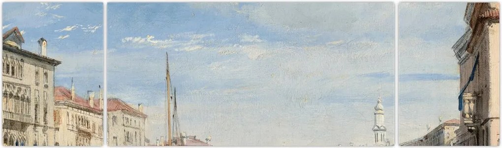 Obraz - Richard Parkes Bonington, The Grand Canal, reprodukcje (170x50 cm)