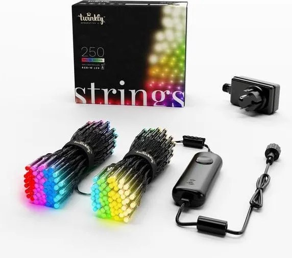 Twinkly TWS250SPP-BEU - LED RGB Zewnętrzny łańcuch świetlny 250 diod LED 23,5 m IP44 Wi-Fi