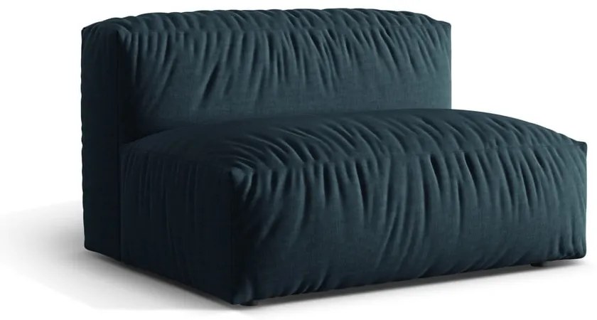 Ciemnoniebieski moduł sofy (moduł środkowy) Martina – Micadoni Home