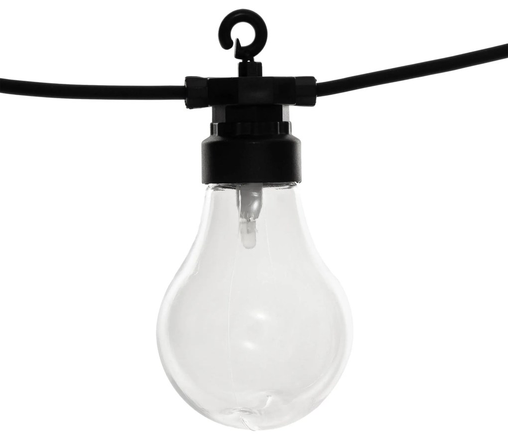 Girlanda solarna, 5 m, 10 żarówek LED