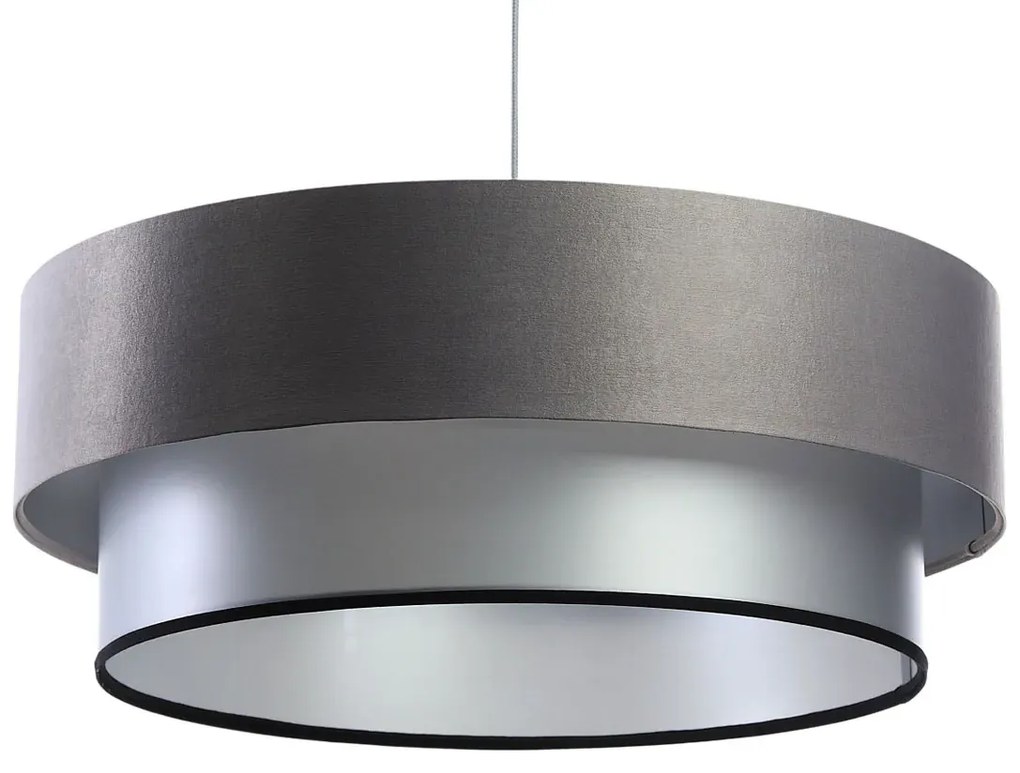 Lampa wisząca glamour z podwójnym abażurem - S424 L6-P25
