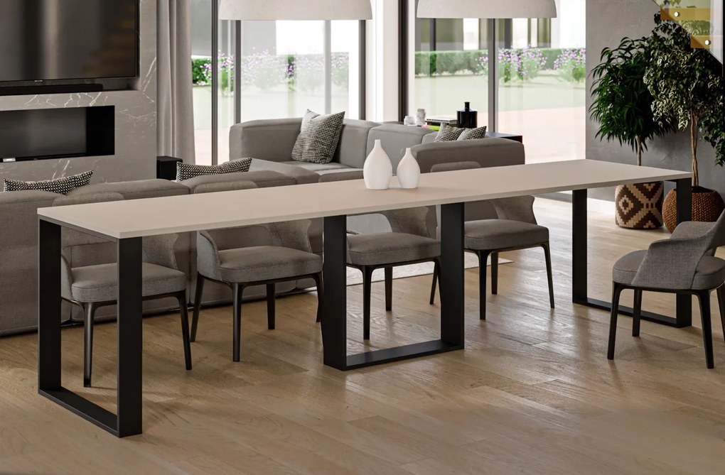 Stół Borys 330 Endo rozkładany od 130 do 330 cm kaszmir