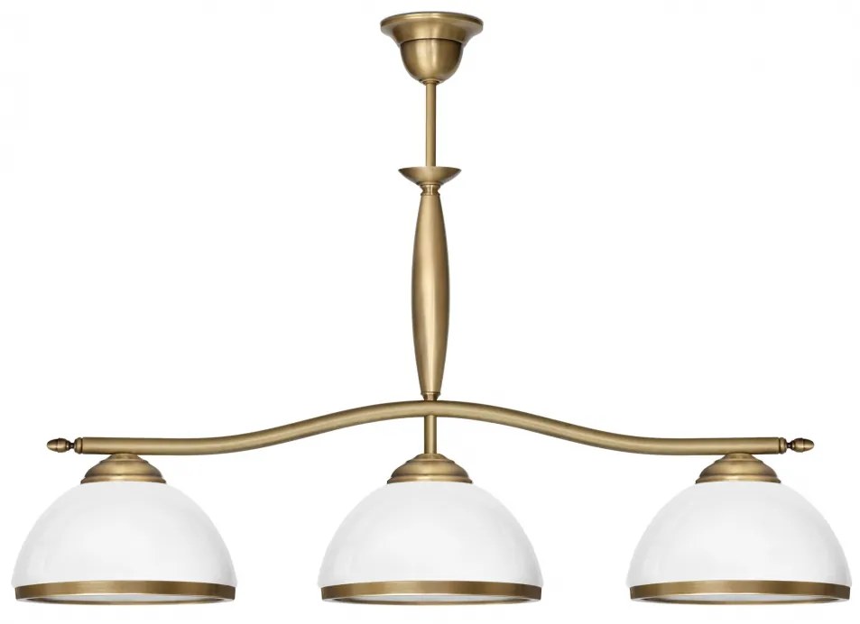 Klasyczny żyrandol z mosiądzu nad stół CR-S3L