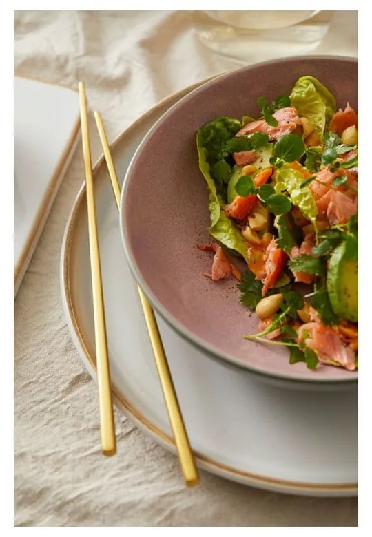 Różowa/szara kamionkowa miska 1 l Gastro Grey/Light Pink – Bitz